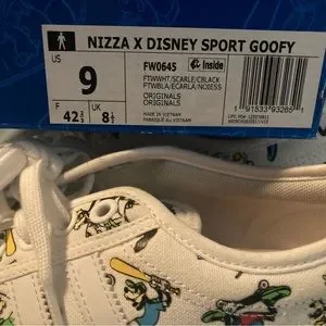 ADIDAS Nizza x Disney Sport Goofy EUC 9 mens Adidas Originals Nizza X Disney Sport Goofy Shoes *Limited  main image 2